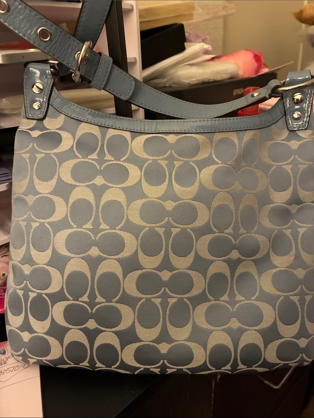 Coach Penelope Signature Sateen Hippie bag - Picture 2 of 11